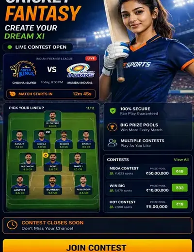 Oobet (oobet) fantasy cricket & matchday visual 3
